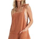 Billabong  Girl On The Run Overall  Romper- Bronze Large Photo 0