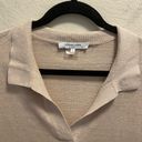 Gerard Darel  Lealine Linen Polo Sweater Size M Photo 4