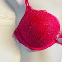 Victoria's Secret  Bombshell Plunge Super Push Up Bra Lace 36A add 2 Cups Pink Photo 1