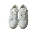 Sam Edelman  Ethyl Lace Up Low Top Sneakers Bright White Leather 6.5 Photo 1