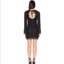 Majorelle  Black Lulu Lace Bell Sleeve Open Back Bodycon Mini Dress Size XS Photo 11