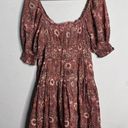 Ulla Johnson  Dress Juniper Floral Puff Sleeve Mini Dress Red Floral Size 4 Photo 6