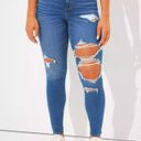 American Eagle Ripped High Rise Jeans  Photo 0