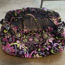 Vera Bradley Vintage  Travel/Weekender Bag Floral Pink Brown Purple Photo 6