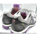 New Balance  sneaker women's running shoe sz 7.5 gray, wht , purple 1080v2 Photo 4