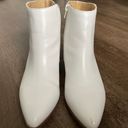 City classified white booties Size 8 Photo 2