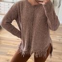 Umgee Frayed Oversized Sweater Photo 1