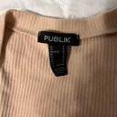 Publik Beige Going Out Polo Top Photo 1