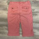 Sonoma Pink Denim Capri Stretchy Women's Jeans Size 8 Photo 3