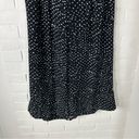 T Tahari  Black White Polka Dot Print Wide Leg Cropped Pants Size S Photo 2