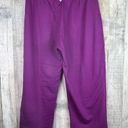 Hanes  Size Medium (8-10) Lightweight Purple Cropped Capri Joggers Stretc… Photo 1