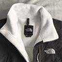 The North Face Polartec Off White/Gray Denali Fleece Jacket Size M Photo 4