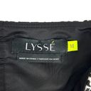 Lysse  Leggings Size M High Waist Back Zip Crop Pants Black White Print Slimming Photo 6