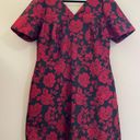 Talbots NWOT‎  Jacquard A-Line Rose Floral Dress - 16 Photo 0