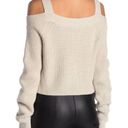 All Saints Dasha Crop Jumper Cold shoulder sweater size Small Photo 1