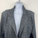 Tommy Hilfiger  Soft Fabric Mix Media Cotton Mix Blazer raw hem size Large Photo 4