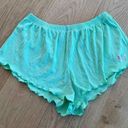 White Fox Boutique  - Ribbed Sleep Shorts in Green Photo 0