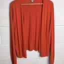 J.Jill  wearever collection orange open front cardigan Photo 0