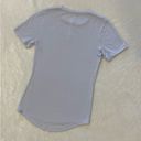 Lululemon Ribbed Modal-Cotton T-Shirt Light Purple Size 2 Photo 2