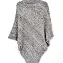 Steve Madden  Oversized Cowl-Neck Sweater Knit Poncho Photo 3