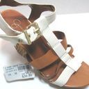 Jessica Simpson  'Casie' Ivory/Tan Leather Platform Photo 0