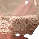 Frederick's of Hollywood VTG Frederick’s of Hollywood Ivory Ruched Chemise Neglige M Lacey Sexy Croquette Photo 4