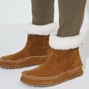 Birkenstock Lahti Suede Leather Mid Calf Boots Tan Photo 2