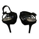 Bebe  PLATFORM STILETTO HEELS SUEDE LEATHER STRAPY OPEN TOE CAGE SHOES 7.5 Photo 6