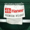 Hanes Vintage Emerald Green Christmas Sweater Premium Weight Heavy Sweater XL Photo 9