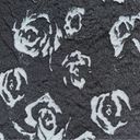 Gold Hinge Hinge Nordstrom Women’s Size S Black Gray Rose Jacquard Bow Back Sweatshirt Photo 4