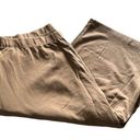 Lands'End  Womens Tan Rich Camel Sport Knit Capri XL Extra Large. W/Pockets Photo 0