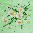 Daisy Vintage Green  Flower Scarf Wraps Photo 3