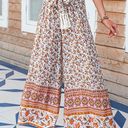 🌴Women’s Summer Boho Tie Waist Pants Loose Wide Leg Beach Pant w/ Tassel Photo 1