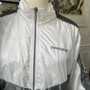 Reebok Vintage 80s 90s  Silver Sage White Track Suit Jacket Pants M Photo 2