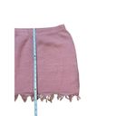 Pretty Little Thing  Plus Pink Raw Hem Knit skirt sz 20 NWT Photo 7