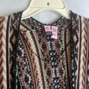 love on a hanger  Fringed Western Aztec Poncho Cardigan Size XS‎ Photo 2