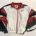 Nike Vintage  Sz S Windbreaker Jacket burnt orange White/Black Full Zip Photo 11