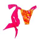 Rat & Boa  Bahia Bikini Bottoms Side Tie Pink Orange Extra Small XS $155 Photo 5