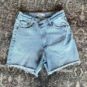 Abercrombie & Fitch High Rise Dad Shorts in Light Wash - 26 Photo 6