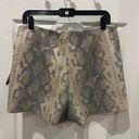 ZARA Faux Snakeskin Skort Photo 1