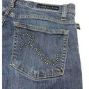 Rock & Republic  Berlin Mid Rise Skinny Jeans Embellished Pockets Jeans Blue 6M Photo 13