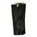 H&M  Wide Leg Trousers Pants 12 Black High Waist Office Work Business Casual Chic Photo 2