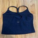 Beyond Yoga Navy Blue Spacedye Racerback Crop Tank Sz M Photo 3