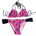 Joe Boxer new  ☼ Unicorn Print 2 Piece String Bikini Set ☼ Hot Pink ☼ Size XS Photo 14