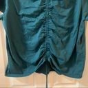 All In Motion  Teal Short Sleeve Drawstring Cinch Back Tee XXL Photo 7