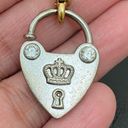 Juicy Couture Retired RARE  2-tone “LOVE ME” Lock Collectible Bracelet Charm Photo 8