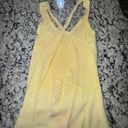 superdown Yellow Crochet Dress Photo 3