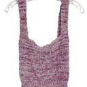 Lovers + Friends  Marlene Pink Knit Tank Top Sz S Photo 0