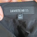 Lafayette 148  New York Black Pencil Skirt Mini Length Size 6 Photo 5