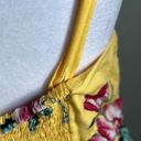 Socialite New  Knot Front V-Neckline Babydoll Mini Floral Sleeveless Sundress Photo 3